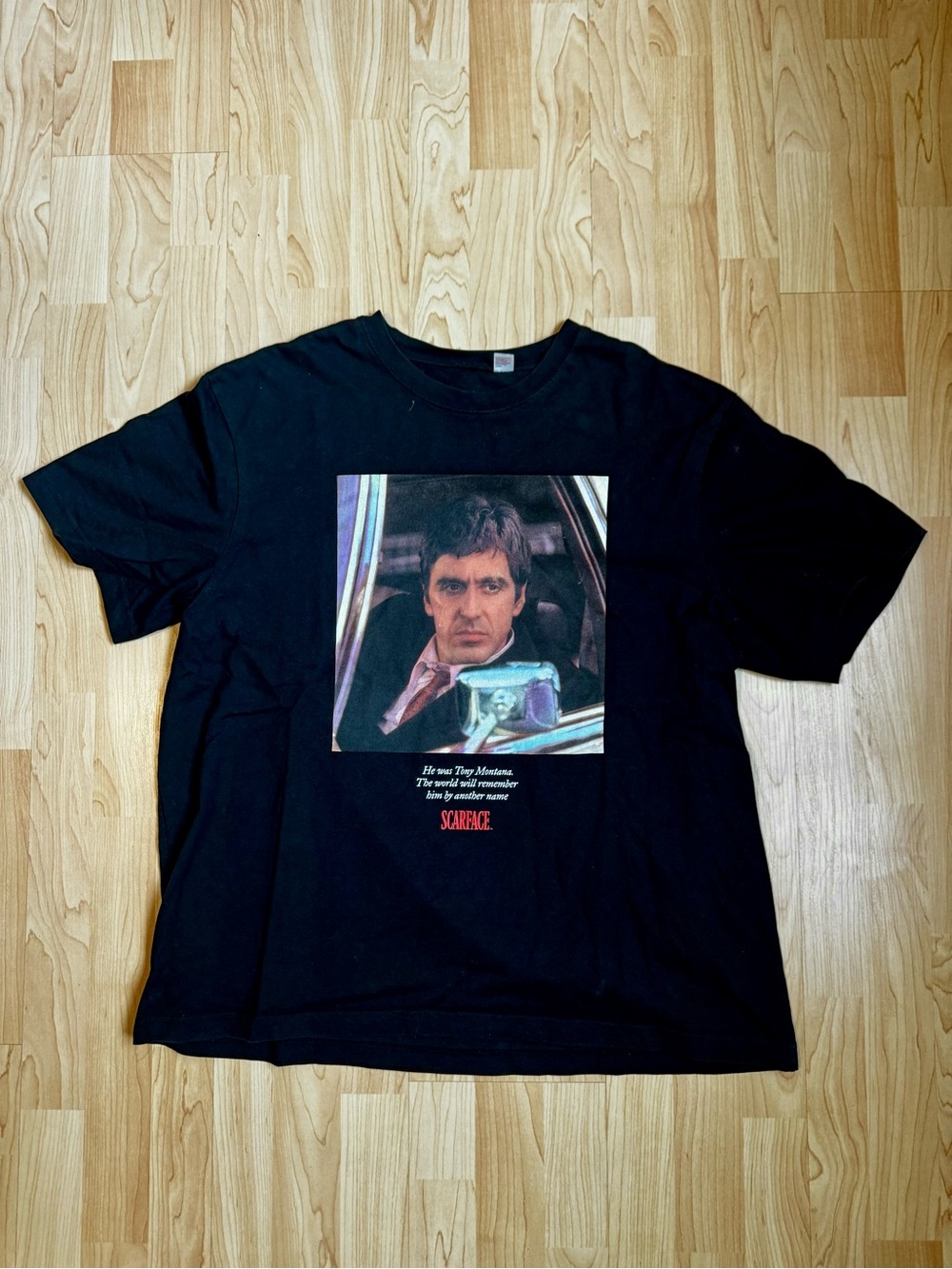 Black Scarface Graphic Short-Sleeve Tee - Men’s Casual Shirt